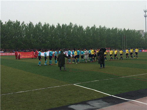 万象城官网荣获2013-2014“特步”中国大学生足球联赛北区决赛第七名